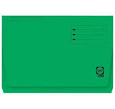 SUBCARPETA CON BOLSA Y SOLAPA FOLIO 320G VERDE | 25 UNIDADES | (GIO)